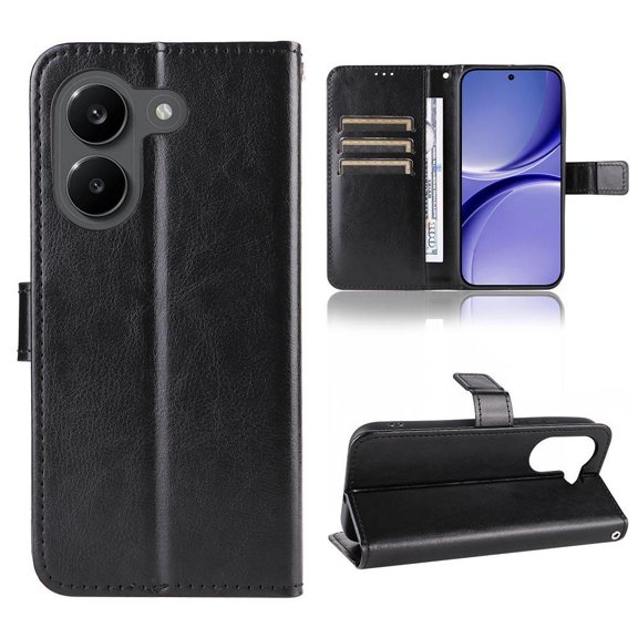 Flip Case for Xiaomi Redmi Turbo 5 5G All-in-One Wallet Multifunctional Folio Flip Cover with Card Holder and Detachable Wrist Strap