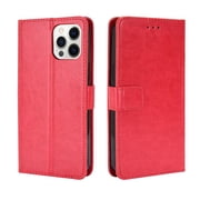 Flip Case for iPhone 11 RPO All-in-One Wallet Multifunctional Folio Flip Cover with Card Holder and Detachable Wrist Strap
