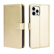 Flip Case for iPhone 12 RPO All-in-One Wallet Multifunctional Folio Flip Cover with Card Holder and Detachable Wrist Strap