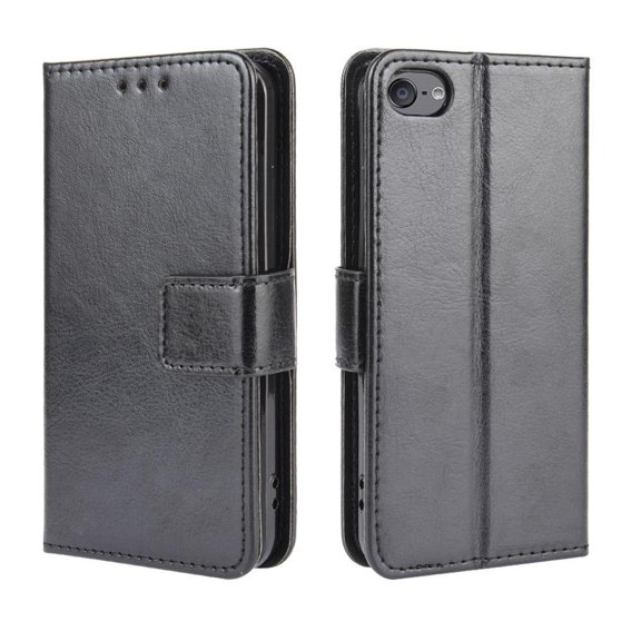 Flip Case for iPod touch 7/6 All-in-One Wallet Multifunctional Folio Flip Cover with Card Holder and Detachable Wrist Strap