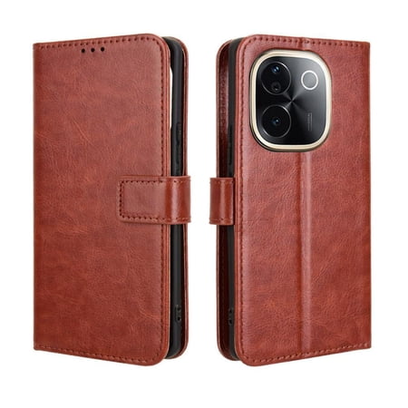 Flip Case for iQOO Z9S Pro 5G All-in-One Wallet Multifunctional Folio Flip Cover with Card Holder and Detachable Wrist Strap