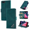 thumbnail image 1 of Flip Cell Phone Case for iPhone SE(5G) 2022 iPhone 7 iPhone 8 iPhone SE 2020, Magnetic Closure Premium Shockproof PU Leather Protective Phone Case Kickstand Card Slot Wallet Cover - Green, 1 of 18
