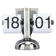 Flip Clock Large Number Battery Powered 304 Stainless Steel Tabletop