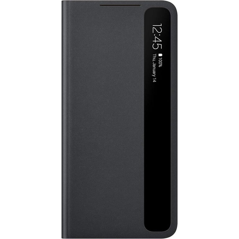 NOBRAND Flip Cover Case, Samsung Galaxy S21, Black, Full