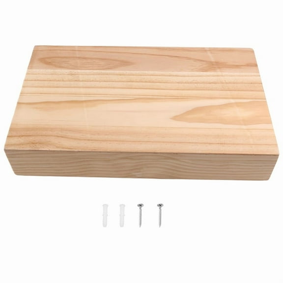 Flip Design Shelf with Secret Compartment Wall Mounted Bookshelf Modern Decoration Wood Color