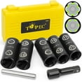Flip Edition Wheel Lock Removal Kit, 7Piece Locking Lug Nut Removal