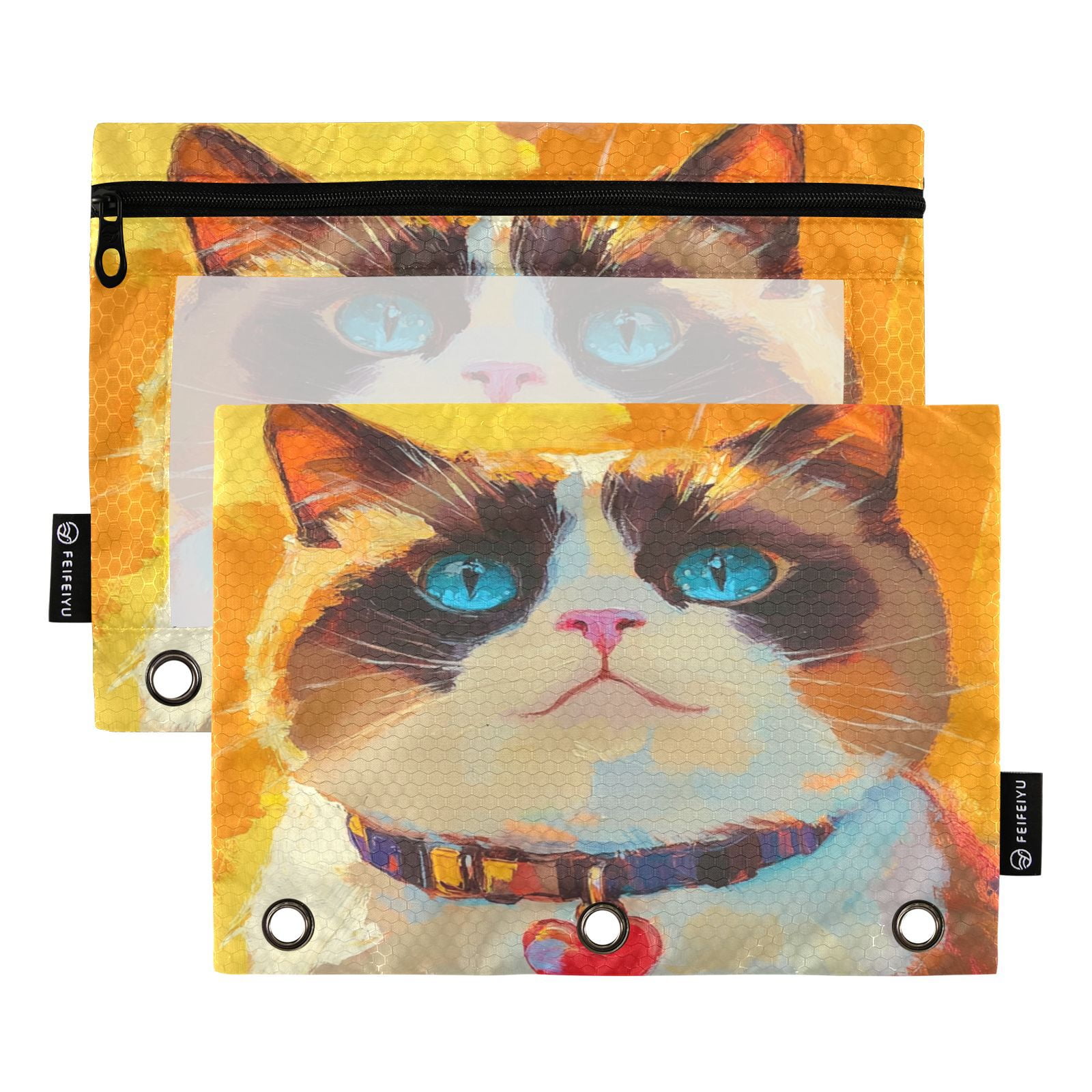 Flip File Folder Binder Pouches Set of 2 Water Resistant Durable ...