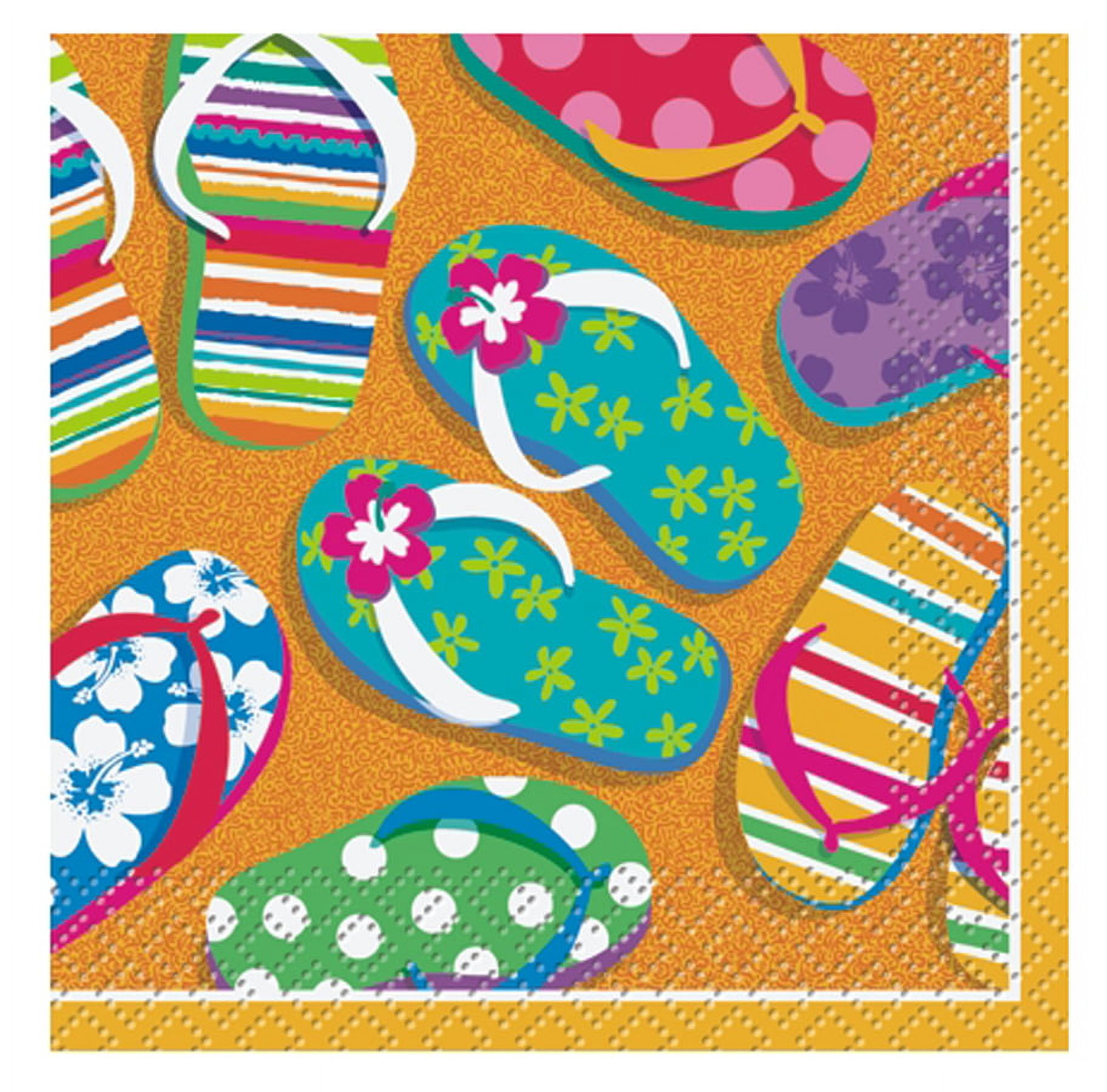 Flip Flop Beverage Napkins
