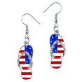 thumbnail image 1 of Flip Flop Earrings - Fourth of July Earrings for Women - Patriotic Earrings (Flip Flop Earrings), 1 of 6