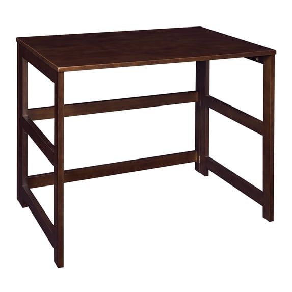 Flip Flop Folding Desk- Mocha Walnut