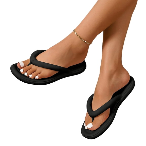 Flip Flop Sandals for Women Indoor and Outdoor Beach Pool Spa Thongs Slides Non Slip Shower Slippers