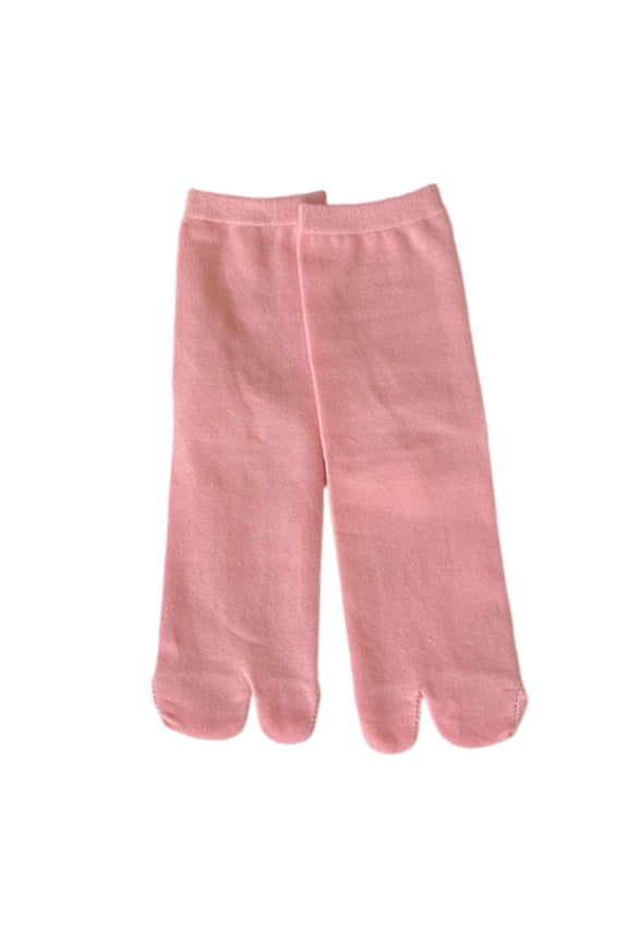 Flip Flop Socks Tabi Socks for Women Trendy Sandal Socks Soft Lightweight Comfortable Toe for Camping Hiking Commuting Pink