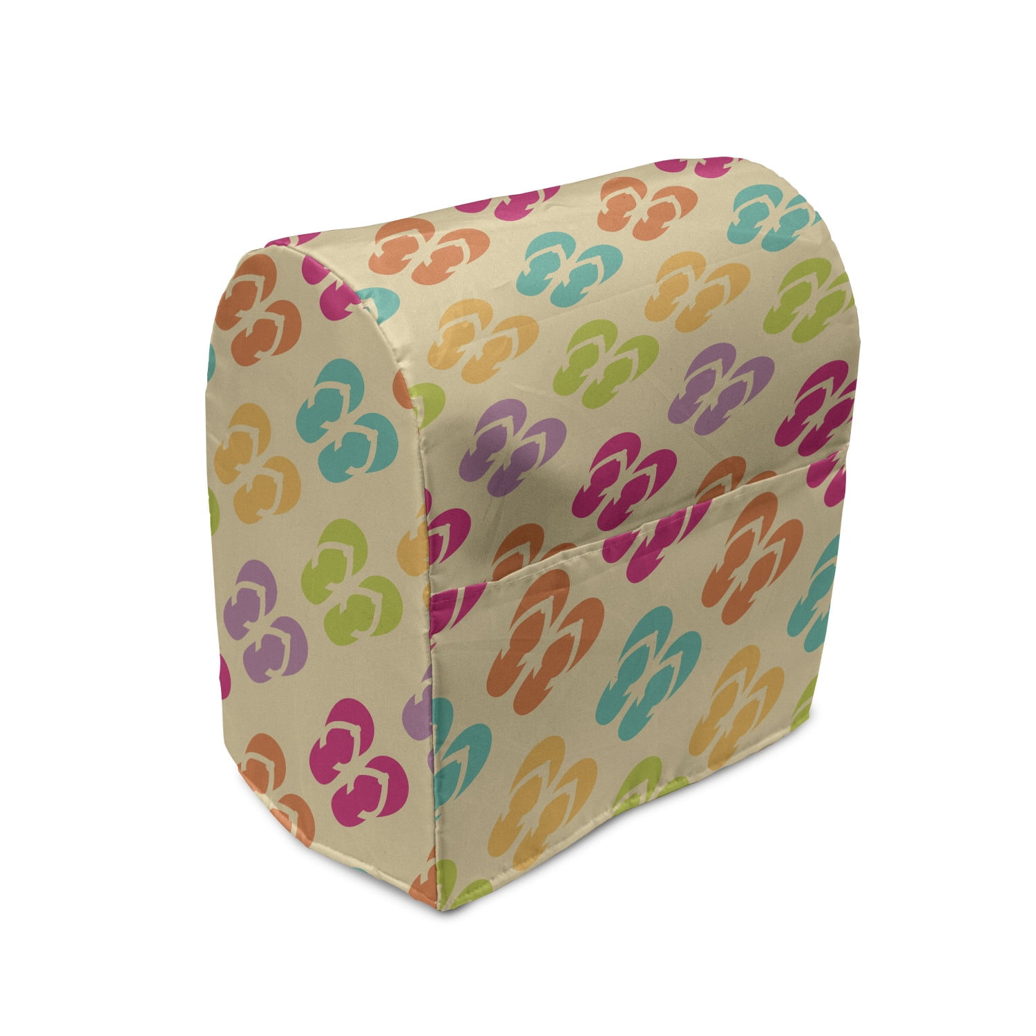 Flip Flop Stand Mixer Cover, Minimalist Style Repeating Pattern Pairs ...