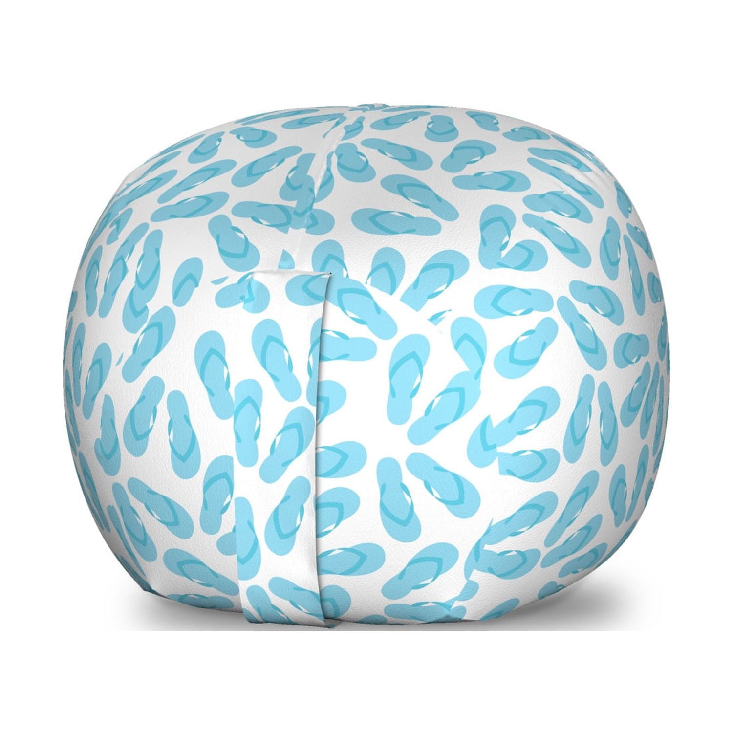 Flip Flop Storage Toy Bag Chair, Pairs of Beach Thongs Design in Pale ...