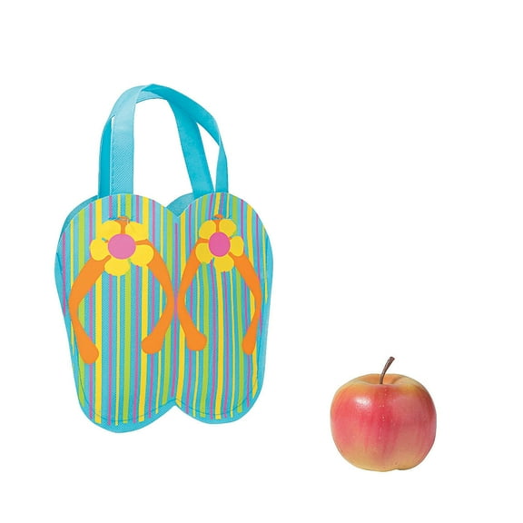 Flip Flop Tote Blue 1Pc - Favor Bagss - 1 Piece