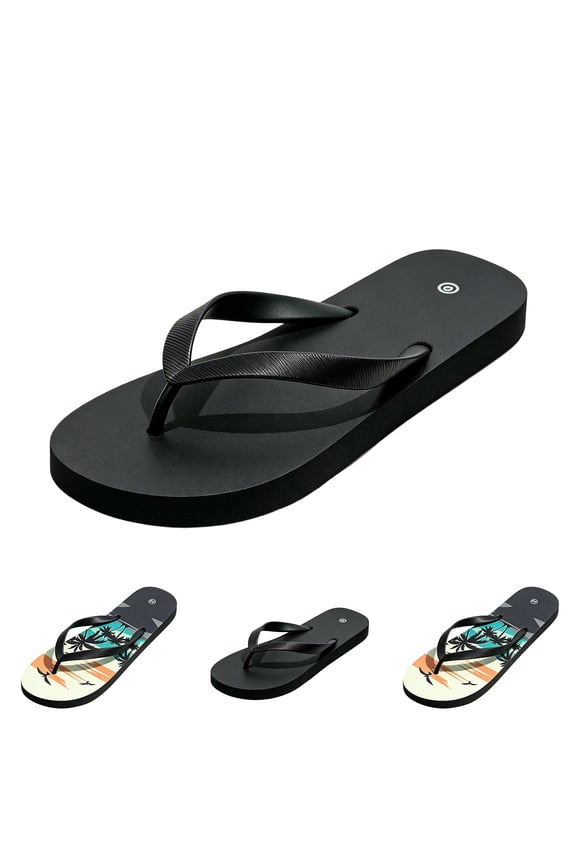 Flip Flops For Unisex Waterproof, Summer Pool Non-Slip Dressy Thong Sandals Open Toe Lightweight Cute Shower Shoes,47