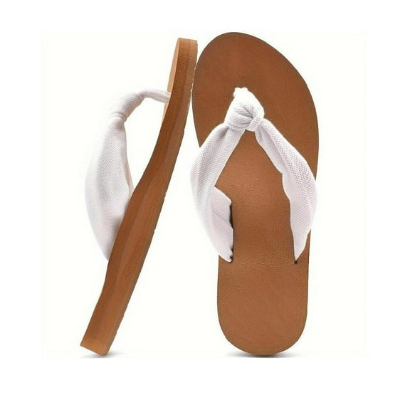 Flip Flops For Women With Arch Support, Yoga Mat-Inspired Cushioning for Summer Beach & Walking Thong Sandals - Slip-On Design for Indoor/Outdoor Use