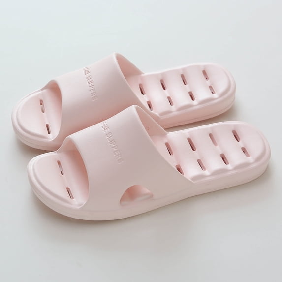 Flip Flops Men Arch Support Fashion All Seasons Flat Non Lightweight Home Bathroom Waterproof Comfortable Hollow Sole Open Toe Men's House Shoes