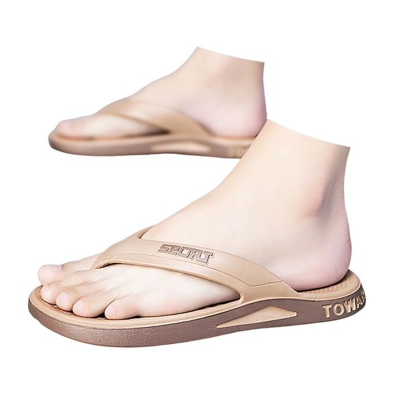 Flip Flops Mens Sandals Waterproof Non Slip Athletic Outdoor Slides Beach Pool Swim Thongs Men's Slippers
