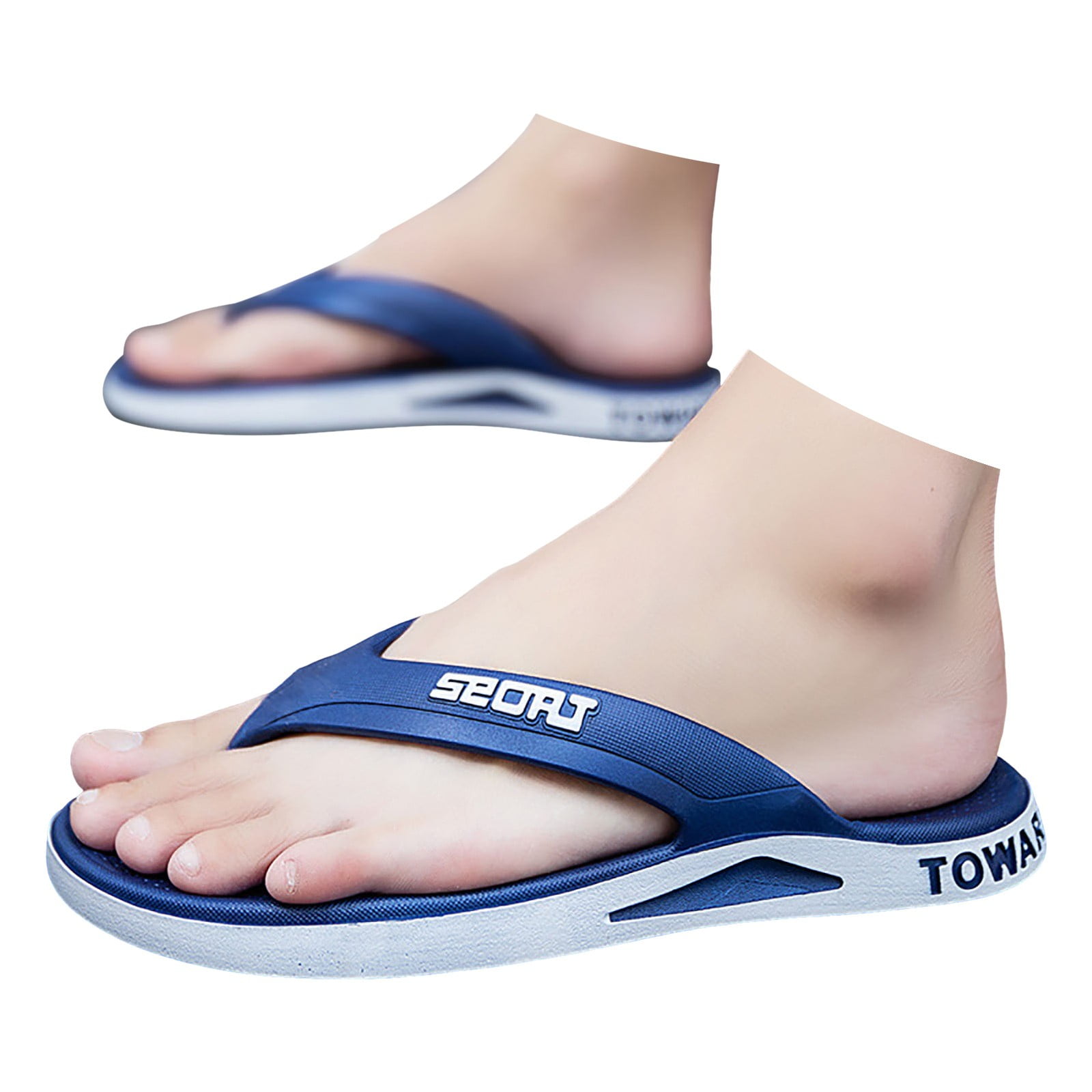 SIZE 45/46. Men\'s slide sandal flip flop beach pool shoe. Hi Pool Slide Sandals (Men main image 2