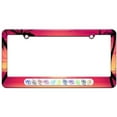 thumbnail image 1 of Flip Flops Multi Color, Family License Plate Tag Frame, Multiple Colors, 1 of 1
