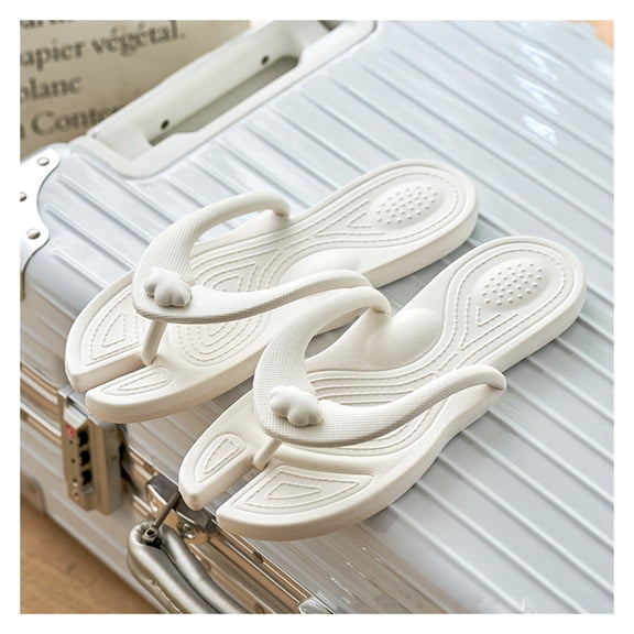 Flip Flops for Women Men,Foldable Travel Ultra-Lightweight Non-Slip Shower Slides,Comfortable Thong Sandals with Arch Support Summer Outdoor Sliders Slippers for Beach