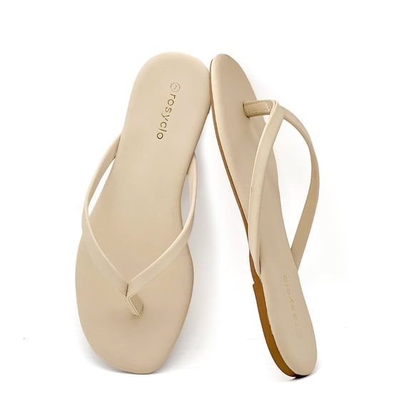 Flip Flops for Women Thong Flat Sandals Lightweight Minimalist Non-Slip Memory Foam Sole Open Toe Casual Vacation Daily Essentials Classic Beach Slippers