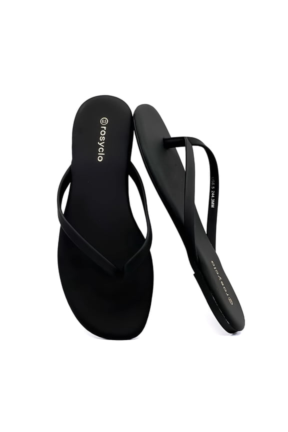 Flip Flops for Women Thong Flat Sandals Lightweight Minimalist Non-Slip Memory Foam Sole Open Toe Casual Vacation Daily Essentials Classic Beach Slippers