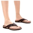 thumbnail image 1 of Flip Flops for Men Women Summer Breathable Beach Shoes with Arch Support LIghtweight Orthotic Thong Classic Walking Sandals Khaki Size 11, 1 of 7
