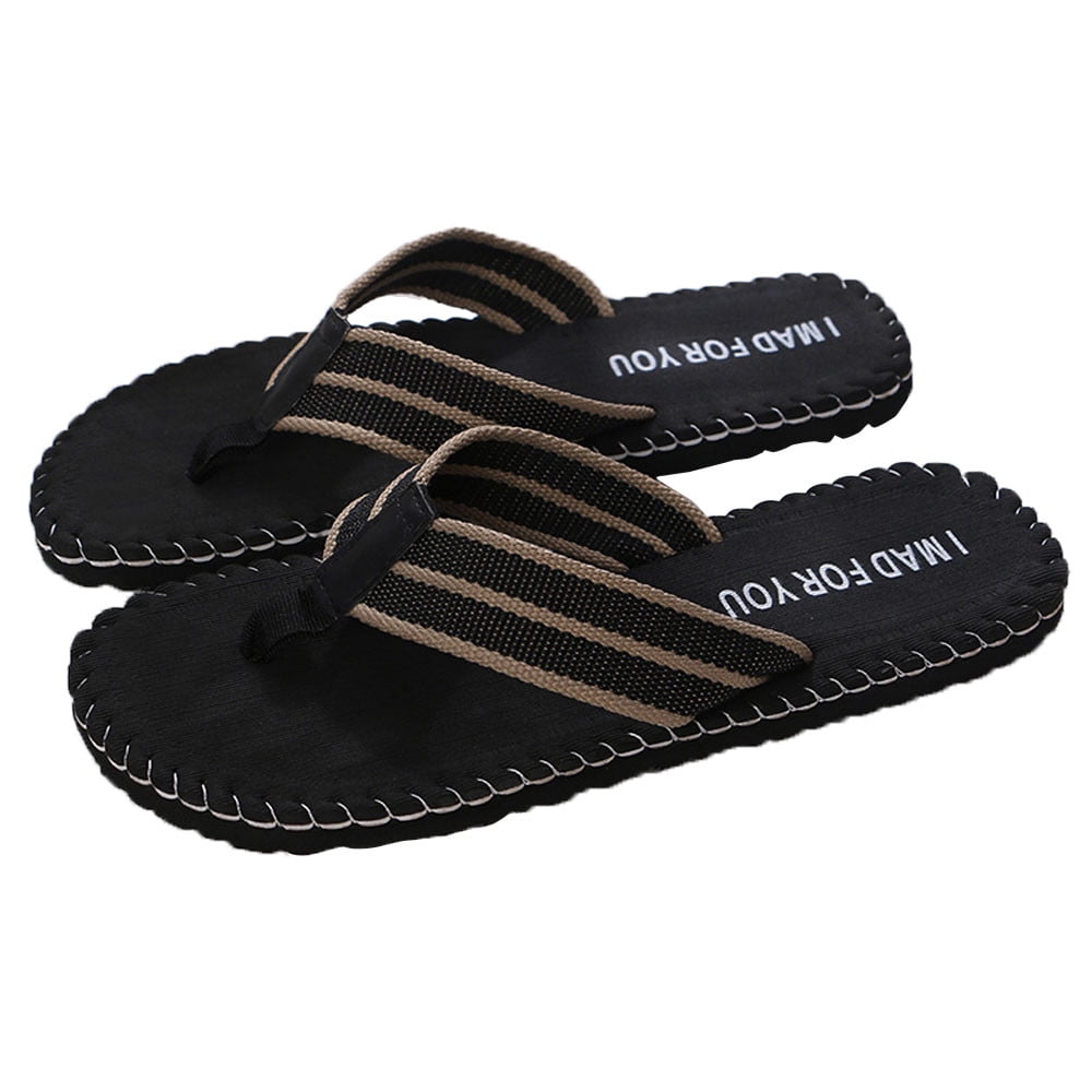Flip Flops for Mens with Arch Support Sandals Breathable Comfort Flat Sandals Summer Outdoor Anti-Slip Thong Sandals
