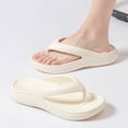 thumbnail image 1 of Flip Flops for Women, Arch Support Beach Sandals Soft Anti-slip Thick Sole Thong Slippers Lightweight for Outdoor Shower Pool, 1 of 4