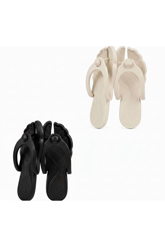 Flip Flops for Women & Men Foldable, Lightweight, Non-Slip & Quick-Dry Travel Sandals for Shower, Beach, Camp & Bathroom