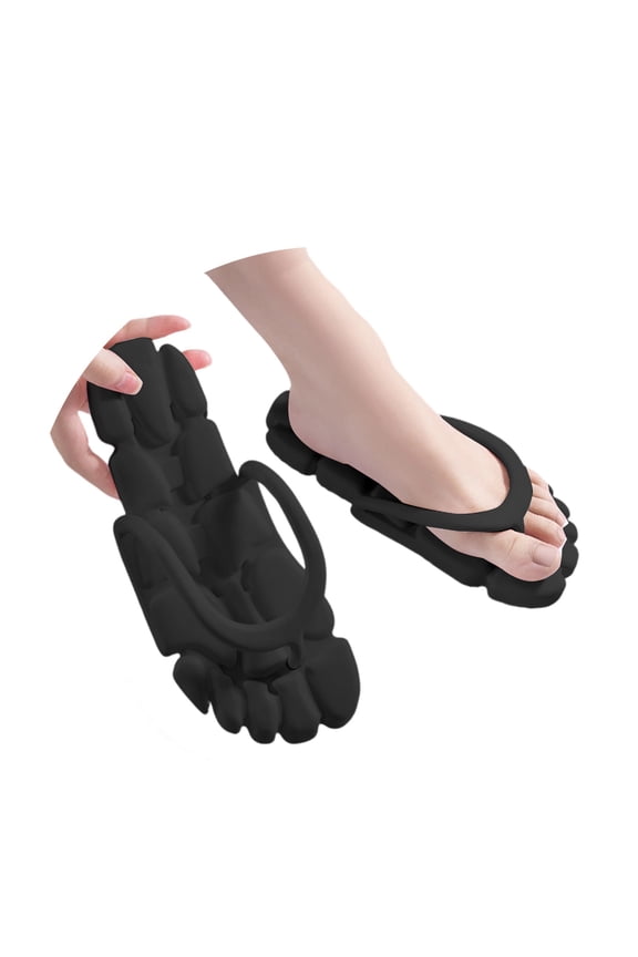 Flip Flops for Women Men Foldable Travel Slippers Lightweight Shower Shoes Non- Quick-Dry Bathroom Camp Beach Sandals