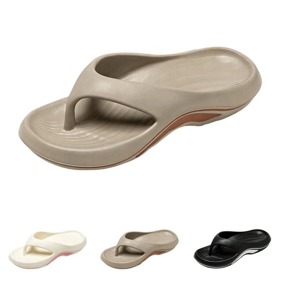 Flip Flops for Women Men Orthopedic Sandals Arch Support Soft Thong Sandals Platform Recovery Slip On Walking Shoes,38