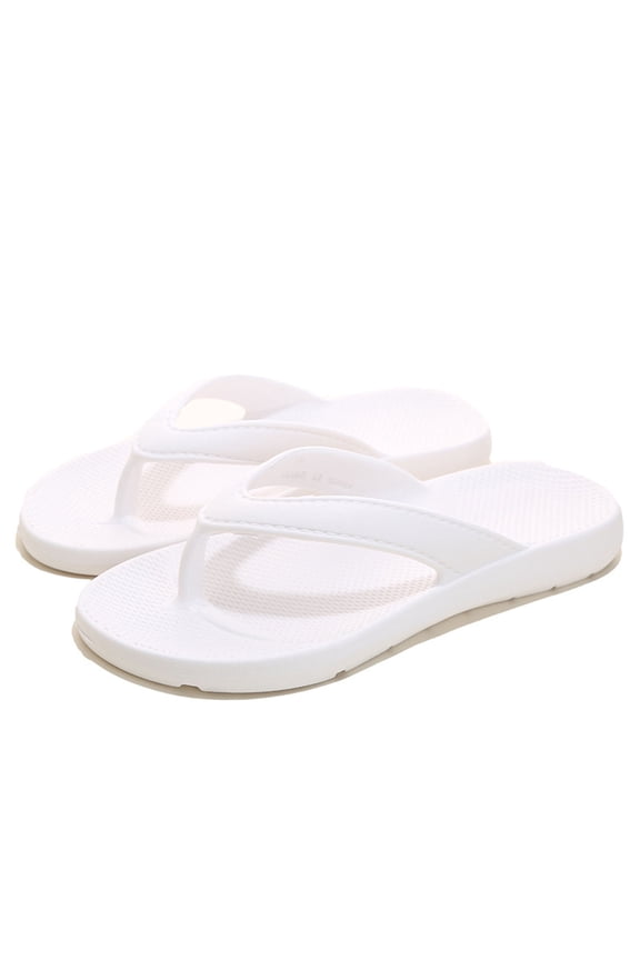 Flip Flops for Women and Men with Arch Support Comfortable Sandals Walking Thong Sandals Beach Shower Solid Color Clip Toe Open Toe Slippers