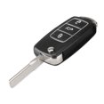 Flip Folding Car Key Shell Fob Case For Volkswagen Vw Jetta Golf Passat