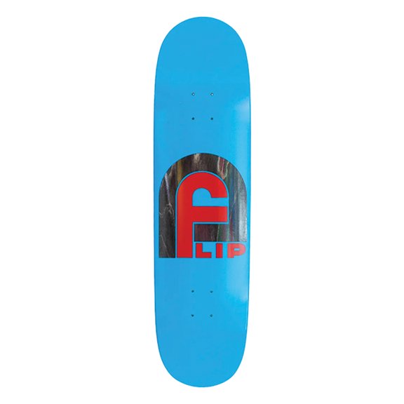 Flip Gate Logo Skateboard Deck - 8.5" Blue (Deck Only)