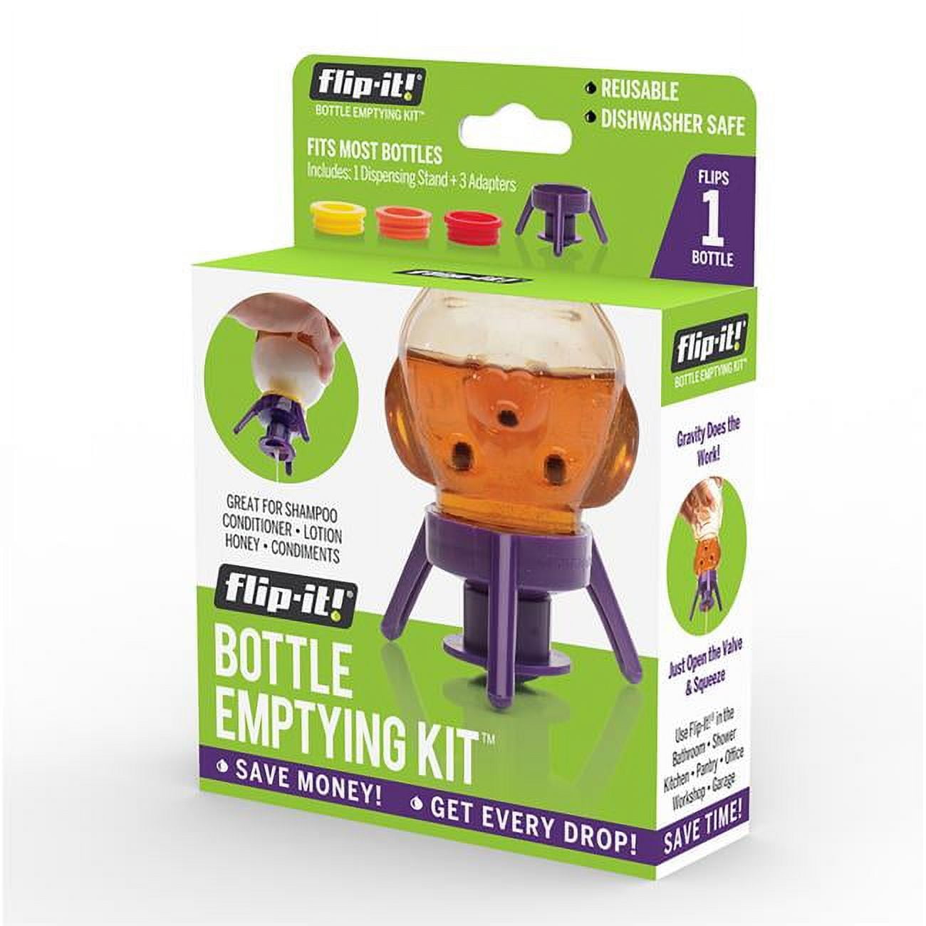 Flip-It! Bottle Emptying Kit, Single Pack ? Bath and Beauty