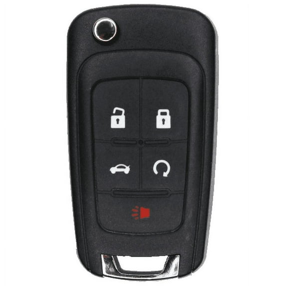 Flip Key Fob Replacement Fits for Chevy Equinox Camaro 2010 2011 2012 2013 2014 2015 2016 2017 2018 2019 Cruze Malibu Impala Sonic GMC Terrain Buick Lacrosse Regal Verano Encore Keyless Entry Remote