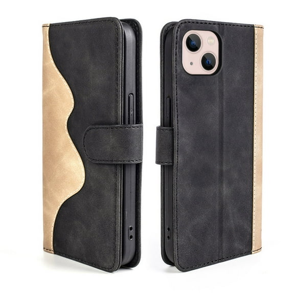 Flip Leather Wallet Mobile Phone Case for iPhone 13/iPhone 13 Pro/iPhone 13 Pro Max Full Cover Anti-slip Case with Card Slots Magnetic Kickstand Phone Holder