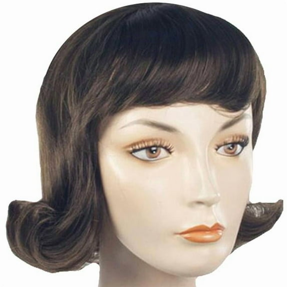 Flip Lucy Short 60S Wig - No.4 Medium Brown