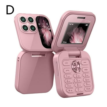 Flip Mini Mobile Phone,Mini Flip Mobile Phone, 2024 New Foldable Flip Mobile Phone,Small Screen Display Light Camera,Small Display Foldable Cell Phone U5T4