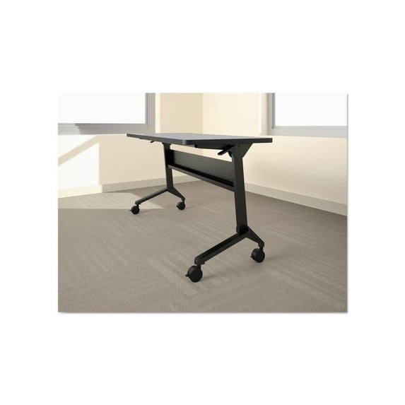 Safco® Flip-N-Go Table Base, 46.88w X 21.25d X 27.88h, Black LF48S5