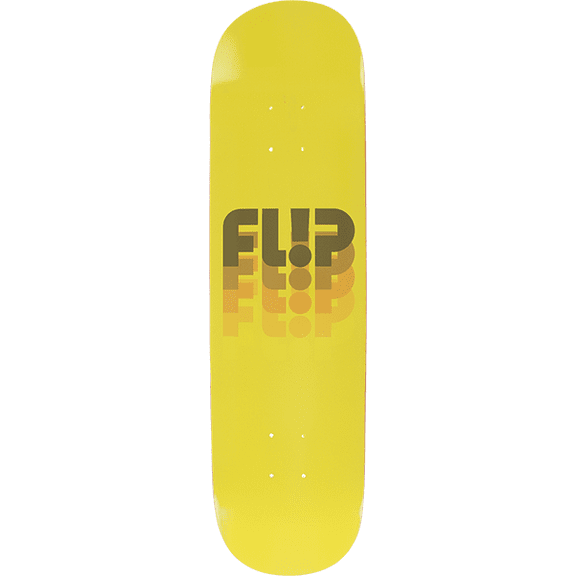 Flip Odyssey Fade Fullnose Skateboard Deck 8 Yellow
