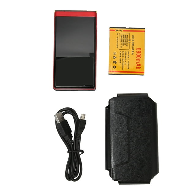 Flip Phone 3in Screen Senior Phone Dual Standby Big Button Flashlight