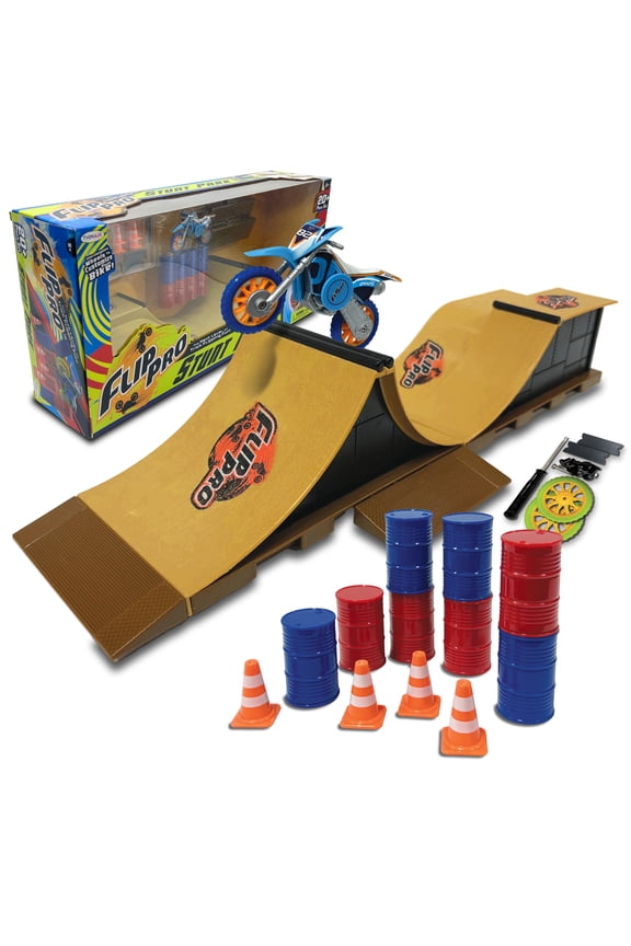 Flip Pro Stunt Park Ramp Set  Limited Edition Bike, 4 Ramps, Tools, Wheels & Stunt Accessories