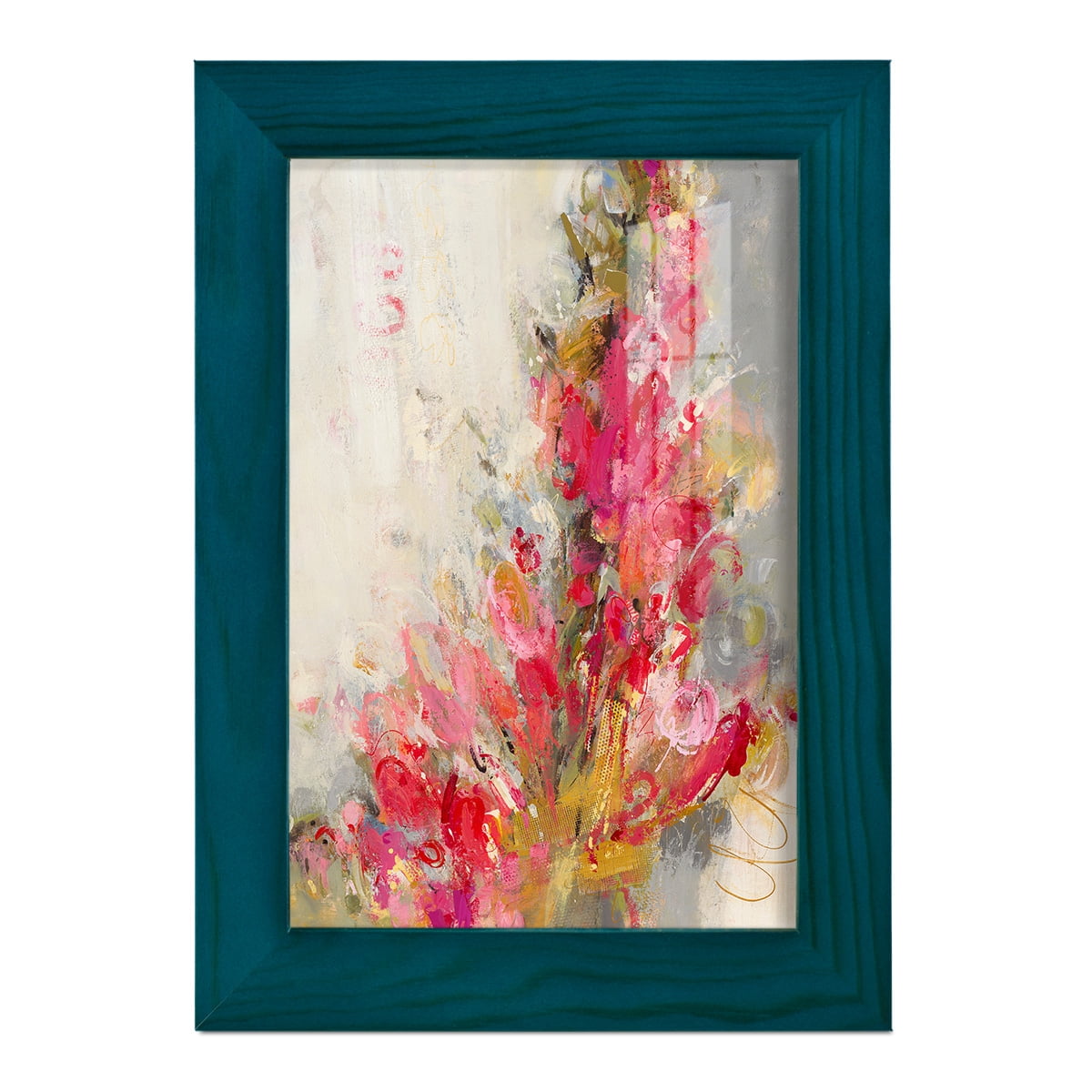 Flip Side - Framed Print w/glass - Ocean Blue