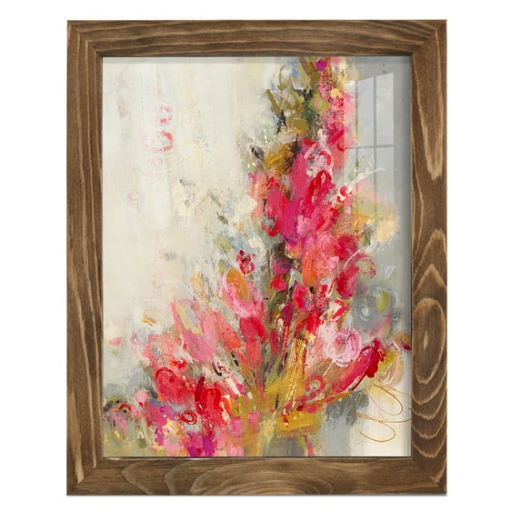 Flip Side - Framed Print w/glass - Walnut