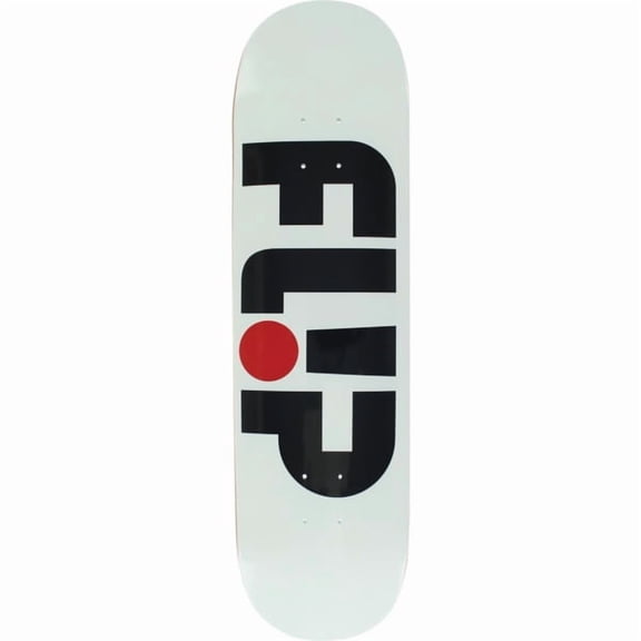 Flip Skateboards Odyssey Logo White Skateboard Deck - 8.25" x 32.75" (Deck Only)