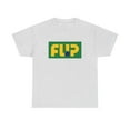 thumbnail image 1 of Flip Skateboards Skate Classic 90s Block Design T Shirt Colors Green Yellow - Ash / L, 1 of 4